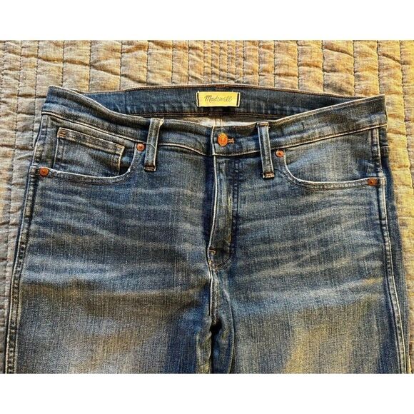 Madewell 9” High-Rise Medium Wash Denim Skinny Jeans 32P - Picture 5 of 9